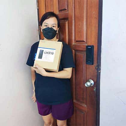 รีวิวจากลูกค้าที่ใช้ digital door lock Lockhome-3