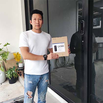 รีวิวจากลูกค้าที่ใช้ digital door lock Lockhome-1