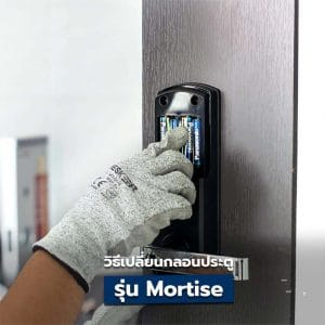 กลอนประตูดิจิตอล มือจับ