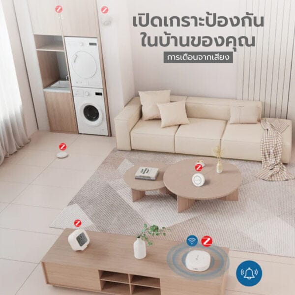 Loocam Zigbee Smart Gateway เกตเวย์ รองรับอุปกรณ์ย่อยสูงสุด 32 เครื่อง Zigbee 3.0 by Lockhome