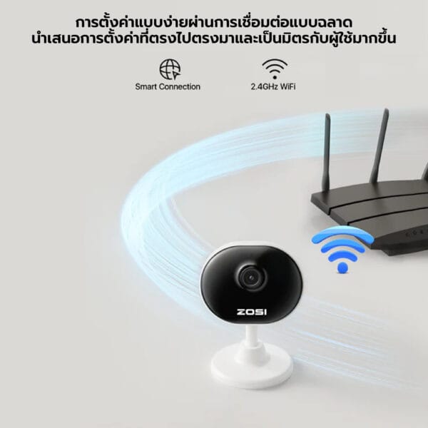 กล้องวงจรปิดอัจฉริยะ PTZ indoor WIFI camera LH688 Lockhome