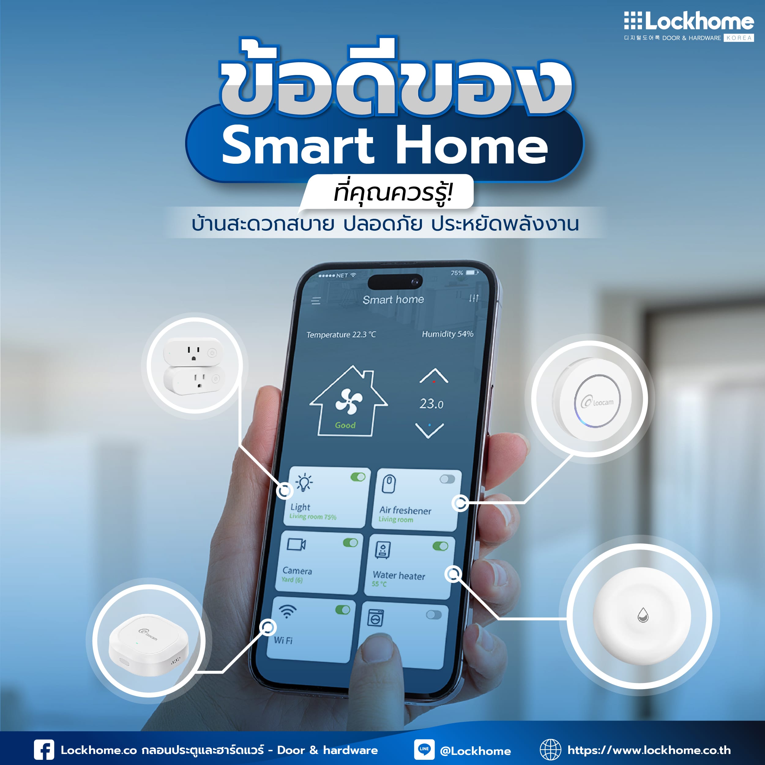 ข้อดีของ Smart Home ที่คุณควรรู้! บ้านสะดวกสบาย ปลอดภัย ประหยัดพลังงาน