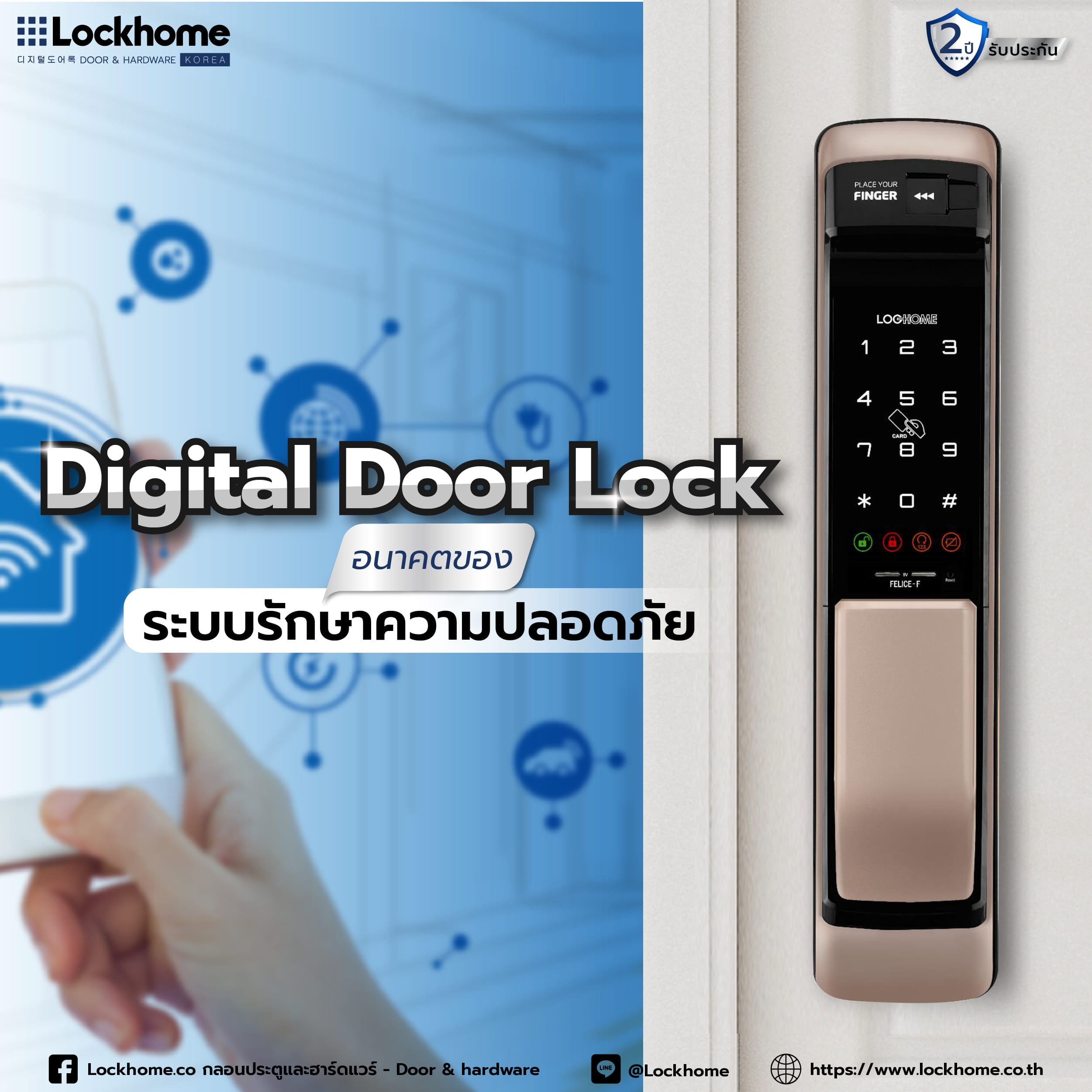 Digital Door Lock อนาคตของระบบรักษาความปลอดภัย