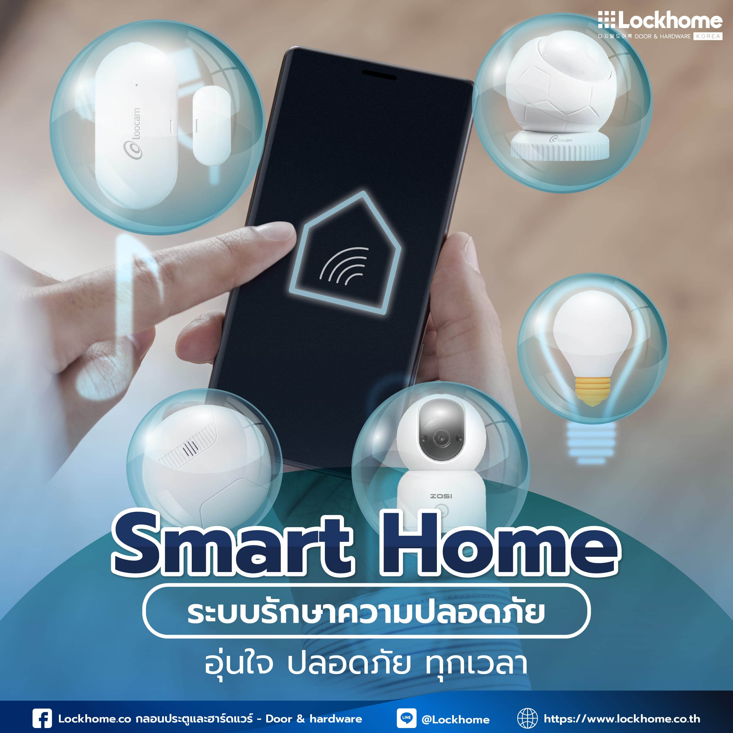 Smart Home ระบบรักษาความปลอดภัย: อุ่นใจ ปลอดภัย ทุกเวลา