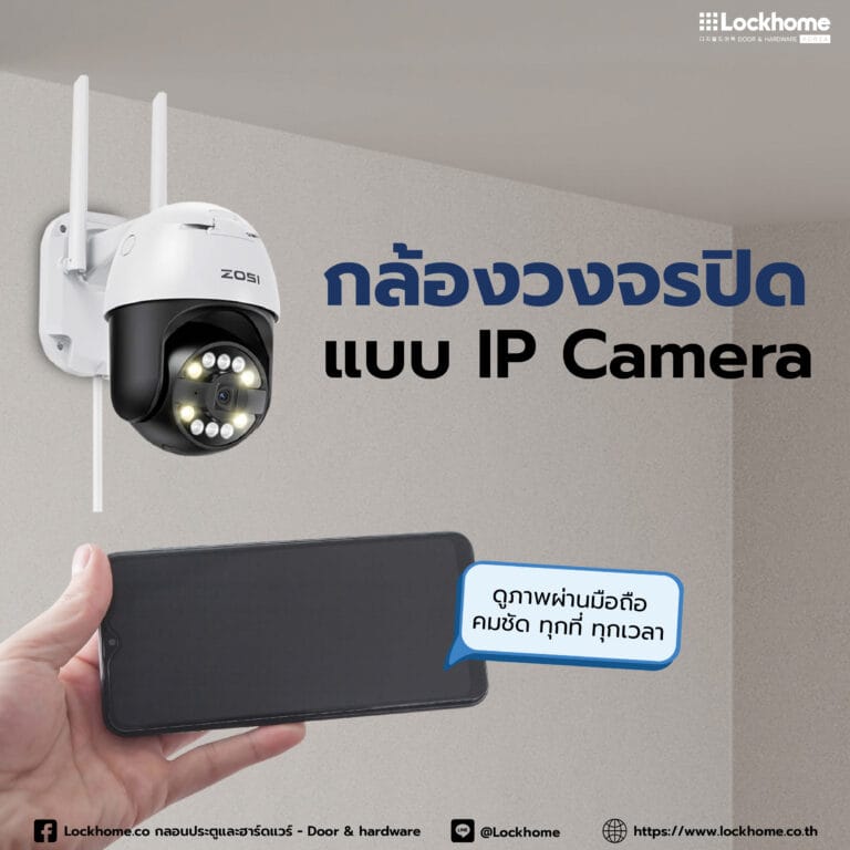กล้องวงจรปิด IP Camera ดูผ่านมือถือ คมชัด ทุกที่ทุกเวลา