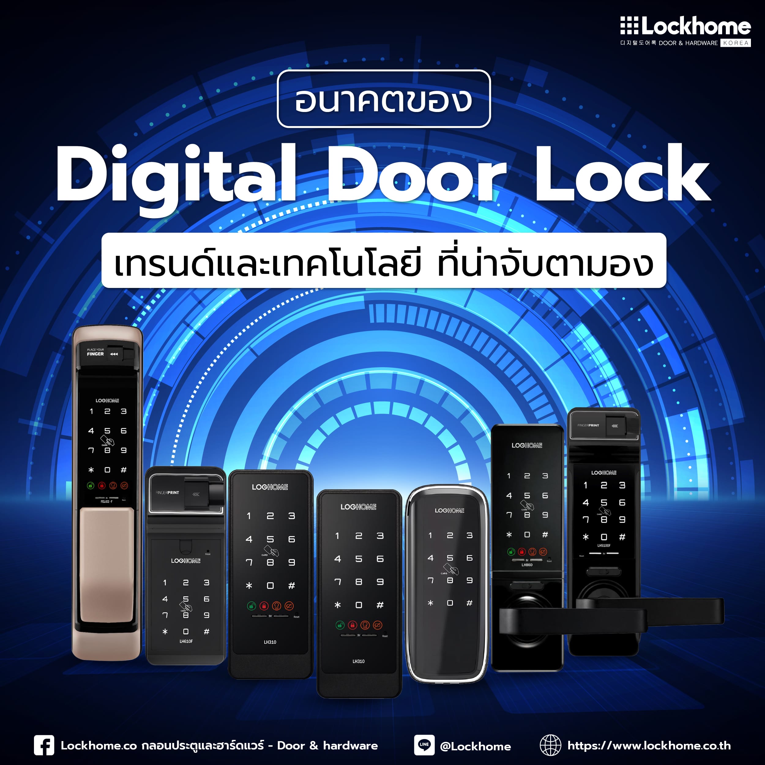 อนาคตของ Digital Door Lock: เทรนด์และเทคโนโลยี ที่น่าจับตามอง