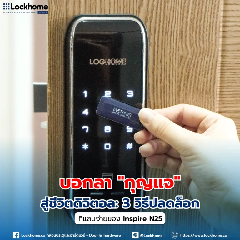บอกลา “กุญแจ” สู่ชีวิตดิจิตอล: 3 วิธีปลดล็อกที่แสนง่ายของ Inspire N25
