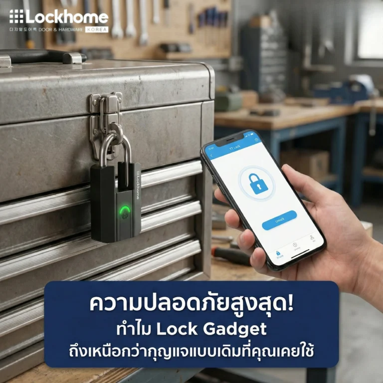 ความปลอดภัยสูงสุด! ทำไม Lock Gadget ถึงเหนือกว่ากุญแจแบบเดิมที่คุณเคยใช้