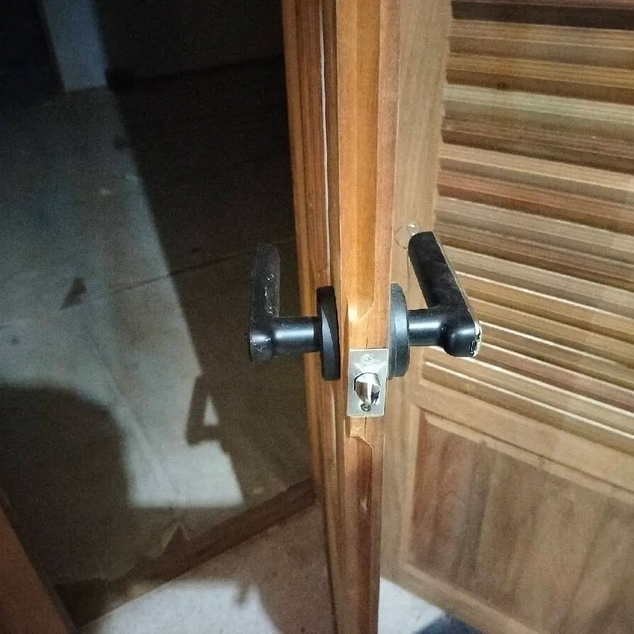 กลอนประตูดิจิตอล WoodyLock รุ่นก้านโยก