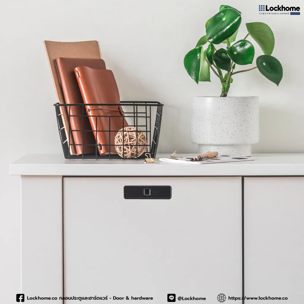 "กลอนลิ้นชักไฟฟ้า" (Electric Drawer Lock)