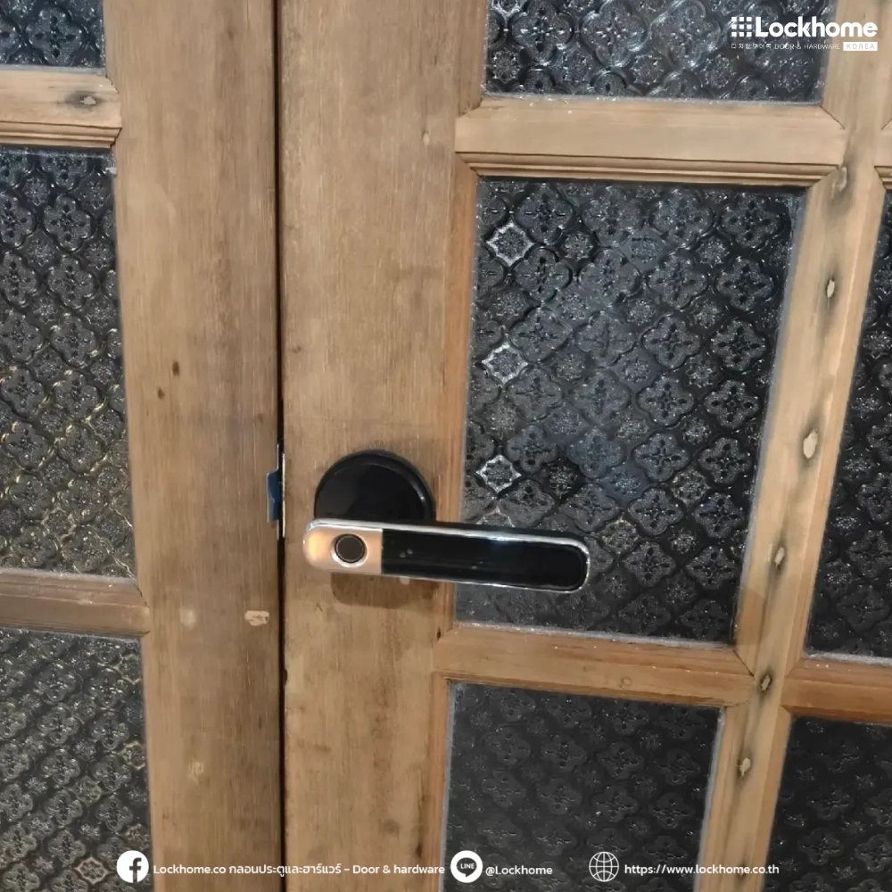 WoodyLock ดีไซน์ก้านโยก (Lever Handle) ที่ออกแบบมาตามหลักสรีรศาสตร์