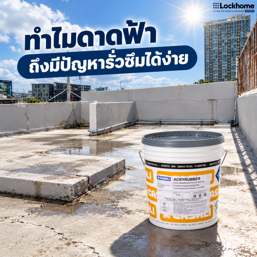 ทำไมดาดฟ้าถึงมีปัญหา รั่วซึม ได้ง่าย